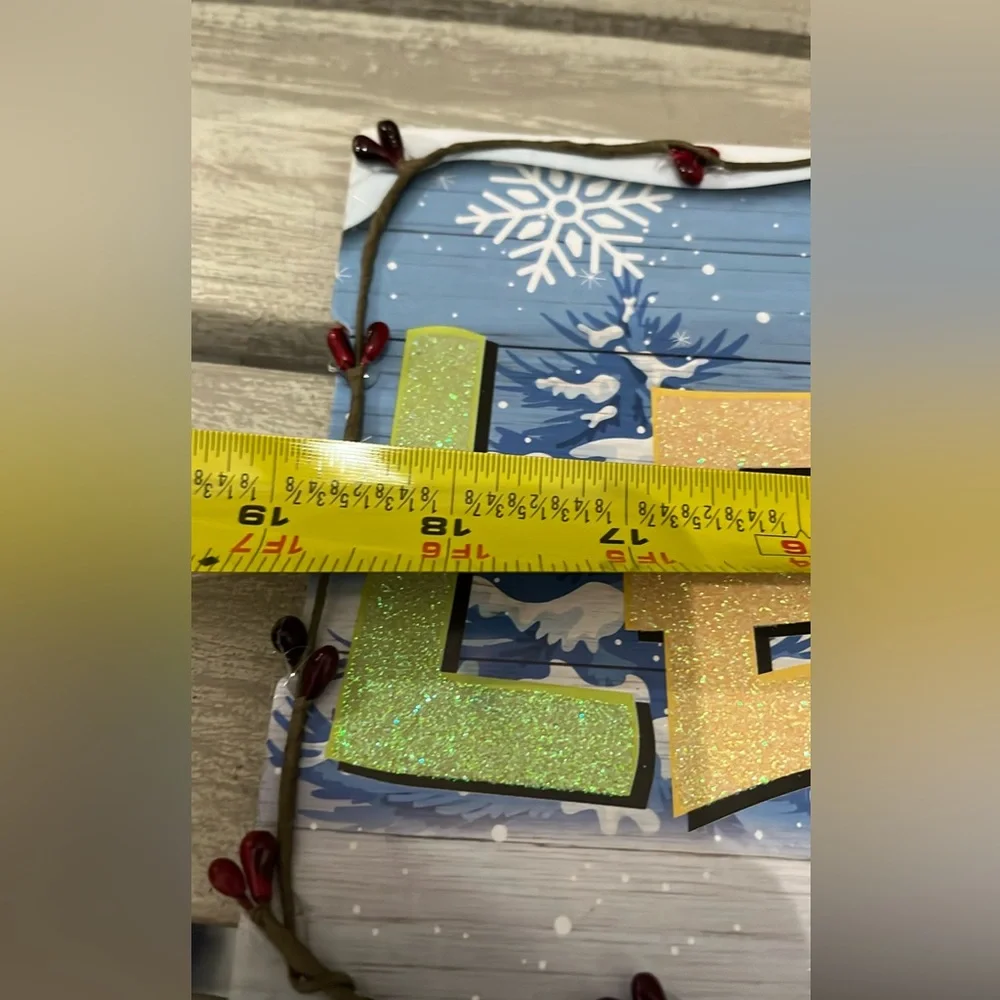 Clearance ~ ⭐️ A 2 for $14 item ⭐️ Christmas Holiday Door or Wall Hanging 🎄🆕🎄